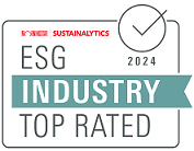 Logo Sustainalytics Industry TOP rated